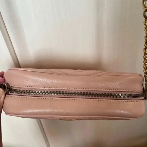 Gucci Blush Chevron Crossbody Bag - Picture 11 of 14